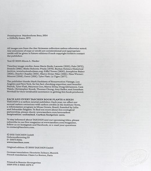 预售 【中商原版】20Th Century Fashion 100 Years Of Apparel Ads 进口艺术 20世纪的时尚 100年服装广告 Taschen 商品图8