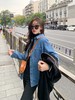 <曾小咸推荐> 【港姐出道】蓝色牛仔衬衫 商品缩略图0