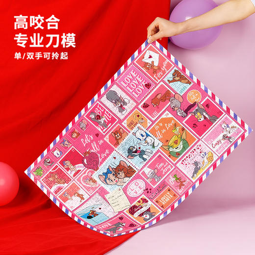 TOI图益正版猫和老鼠情人节拼图1000片成人减压手工玩具一封情书 商品图0