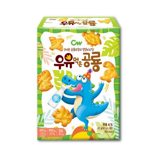 青佑 恐龙形牛奶饼干60g 商品图0