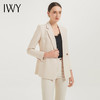 IWY/秋冬套装新款女装米白色时尚气质洋气职业装西装裤子两件套C12312+P12312 商品缩略图4