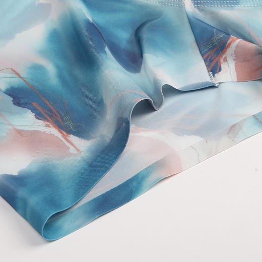 都市丽人潮流时尚冰丝（数码印花）平角裤男士内裤FK34A7 商品图7