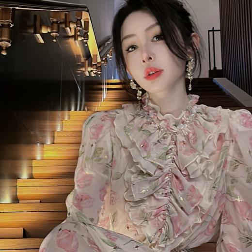 【孤品样衣，不退不换】  【玫瑰朱丽叶】利落甜美氛围感公主风连衣裙&上衣 商品图4