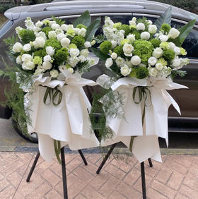 【生意盎然】时尚高端花篮001款