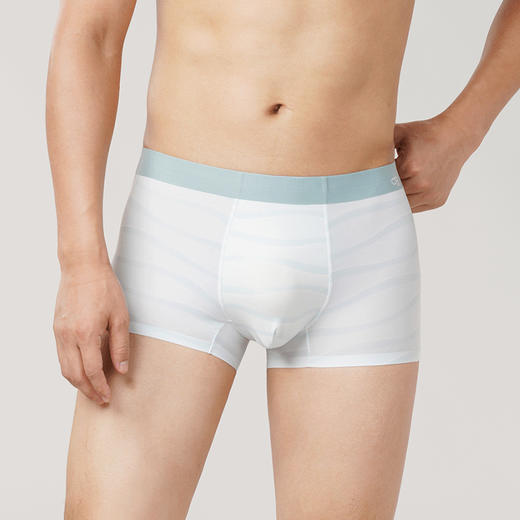 都市丽人都市锋尚日常休闲冰丝（数码印花）平角裤男士内裤FK3HA6 商品图0