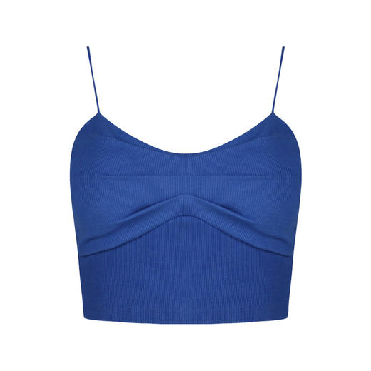 都市丽人罗纹棉吊带背心背心有胸垫LV33A1 商品图3