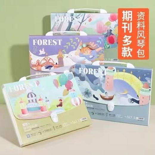 康百风琴包文件夹大容量多层学生用试卷夹a4试卷收纳袋资料分类夹k0933 商品图1