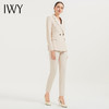 IWY/秋冬套装新款女装米白色时尚气质洋气职业装西装裤子两件套C12312+P12312 商品缩略图2