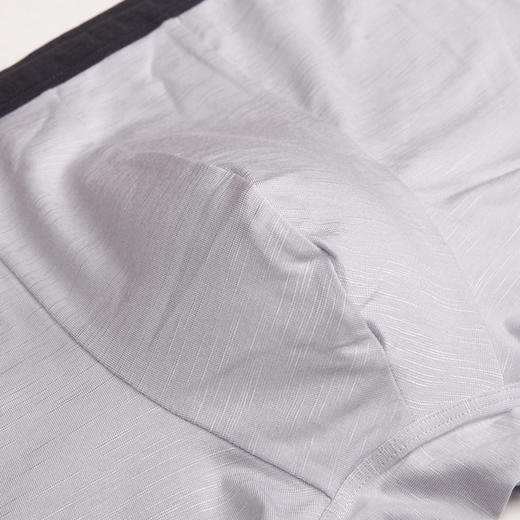 都市丽人简约基础竹节棉平角裤男士内裤FK3BA2 商品图9