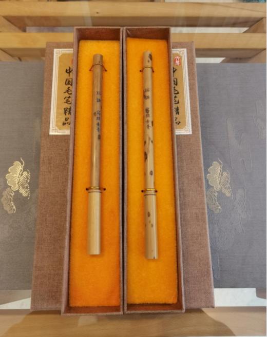 铭谦素毫 缠纸鸡距笔 毛笔 商品图4