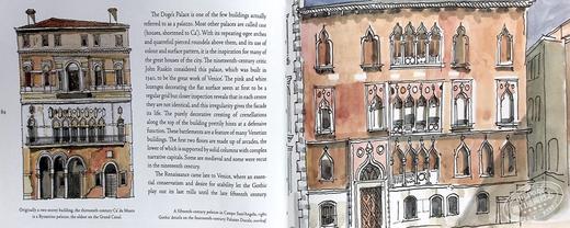 【中商原版】Venice : A Sketchbook Guide 进口艺术 威尼斯：写生指南 Penguin 商品图4