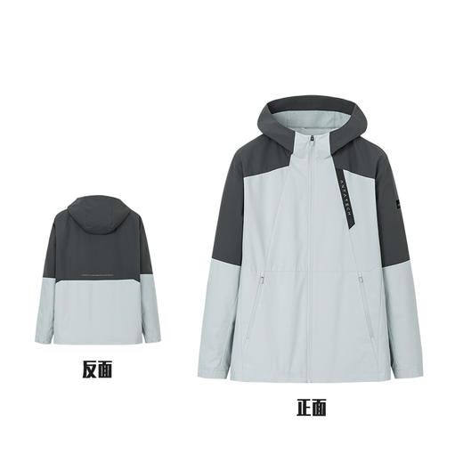 【S断码】安踏防泼水外套男装新款梭织连帽夹克运动服男152317621【库存有限，如无货将做退款，介意慎拍！】 商品图5