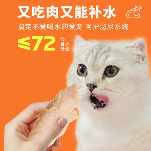 麦斯蒂蒸煮鸡胸肉40g扇贝/金枪鱼/海苔味 高蛋白 零食拌饭 不吃包退！ 商品图6