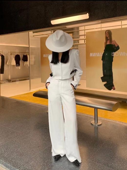 高腰阔腿裤 商品图0