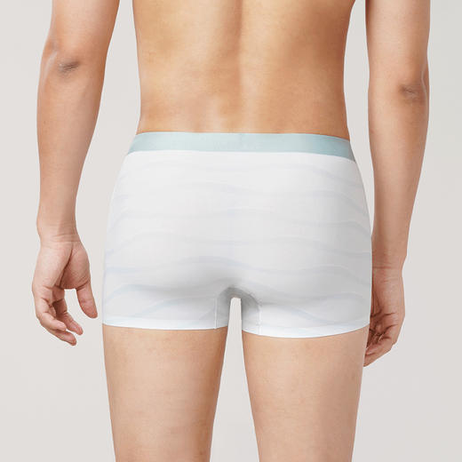 都市丽人都市锋尚日常休闲冰丝（数码印花）平角裤男士内裤FK3HA6 商品图2