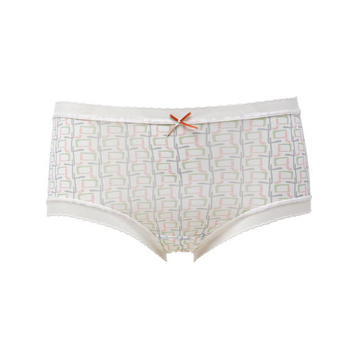 都市丽人健康系列锦泳平角裤女士内裤中腰平角裤LK35A8 商品图3