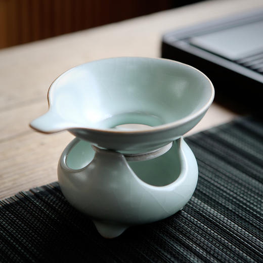 【丰子汝窑】【2019香韵盖碗组】茶具套装手工开片套组礼品陶瓷汝瓷功夫茶具 商品图2