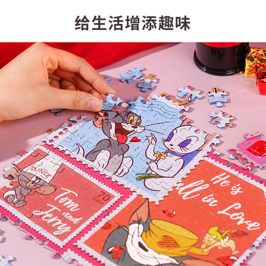 TOI图益正版猫和老鼠情人节拼图1000片成人减压手工玩具一封情书 商品图4
