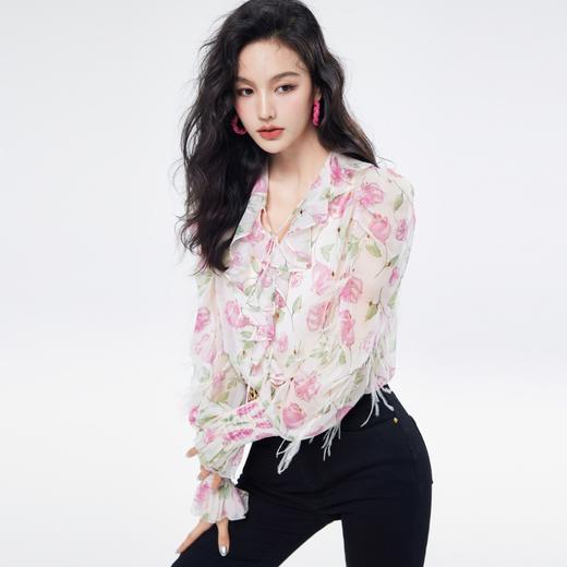 【孤品样衣，不退不换】  【玫瑰朱丽叶】利落甜美氛围感公主风连衣裙&上衣 商品图3