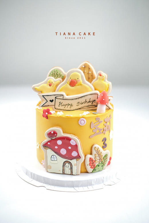 【手绘糖霜饼干订制】可爱鸭鸭 商品图0