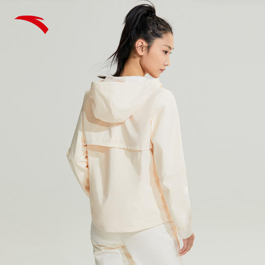 【S断码】安踏防水外套丨运动外套女士梭织运动连帽上衣162317612【库存有限，如无货将做退款，介意慎拍！】 商品图3