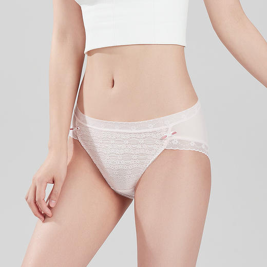 都市丽人时尚系列蕾丝修腿内裤低腰修腿裤LK33F2 商品图1