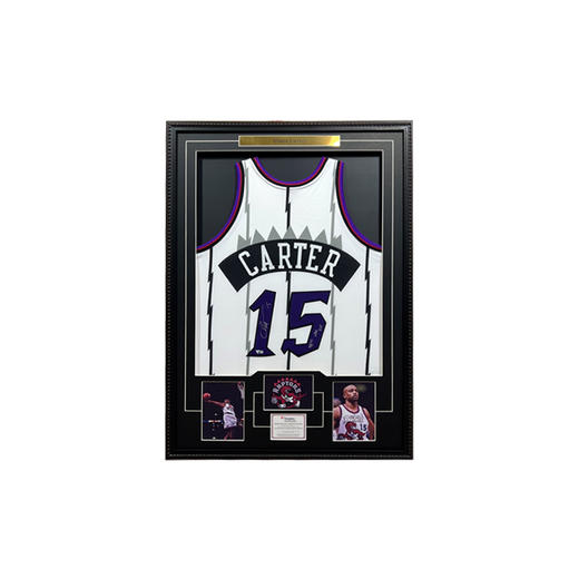 收藏系列 卡特 猛龙队15号白色 亲笔签名球衣 B428379 商品图0