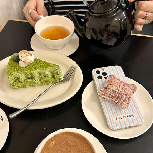 毛绒花呢 BLEU et ROSE【小枕头】毛呢手机支架 商品图5