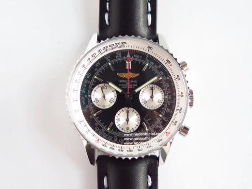 GF百年灵航空计时01系列 43毫米直径 全新透底后盖，机芯可见，圈口可转动 7750全自动计时机芯，镀蓝膜蓝宝石镜面，316精钢表壳，夜光表盘指针，GF大厂品质⚠️请认准独家品质 商品图6