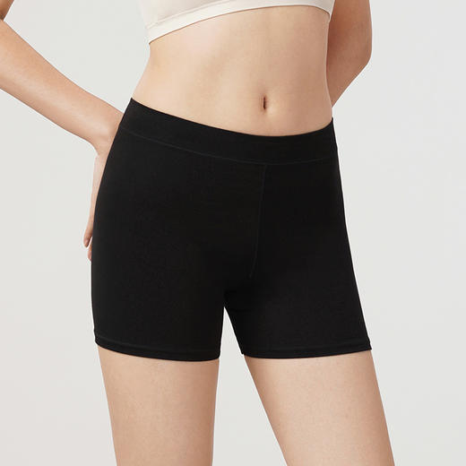 都市丽人基础系列人棉薄安全裤保暖裤LL31A6 商品图0