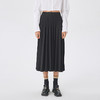 Self Who2023春季新品松紧一字腰百褶半身裙不规则垂坠感a字裙子 商品缩略图0