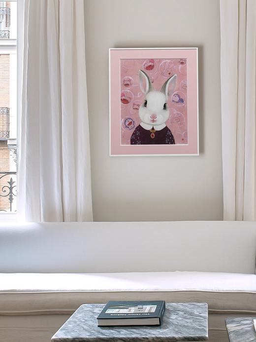 李娜《礼物-兔宝儿10》版画 商品图2