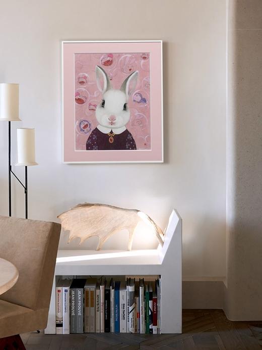 李娜《礼物-兔宝儿10》版画 商品图3