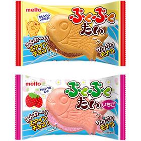 名糖 巧克力味/草莓味 鲷鱼烧威化奶油夹心鱼形烧糕点