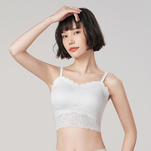 都市丽人蕾丝抹胸无钢圈背心内衣LV32A1 商品图0