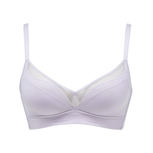都市丽人0压无痕常规内衣B中厚3/4杯光面泳布文胸三排树脂胶圈LB31B5 商品图4