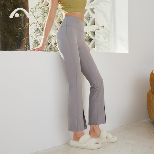 2024爱暇步春夏新品瑜伽健身高腰提臀健身喇叭裤X23017NS 商品图8