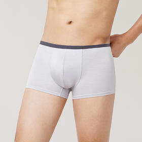 都市丽人简约基础竹节棉平角裤男士内裤FK3BA2