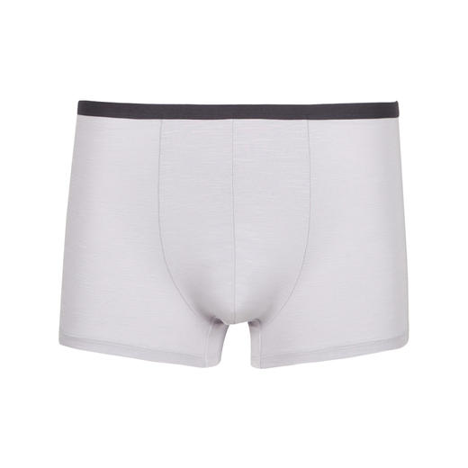 都市丽人简约基础竹节棉平角裤男士内裤FK3BA2 商品图3