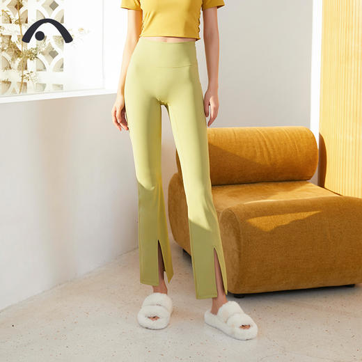 2024爱暇步春夏新品瑜伽健身高腰提臀健身喇叭裤X23017NS 商品图14