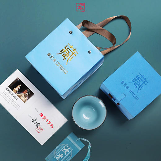 【传承手工 古法制瓷】汝窑斗笠杯/汝窑福禄杯 天青主人杯、月白主人杯，作者签章 品质保证，珍藏品鉴 送礼臻品 商品图7