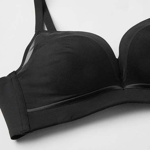 都市丽人0压无痕常规内衣B中厚3/4杯光面泳布文胸三排树脂胶圈LB31B5 商品图6