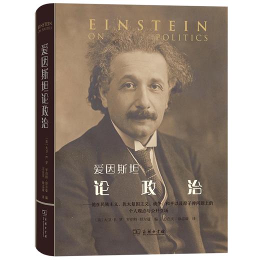 爱因斯坦论政治：他在民族主义、犹太复国主义、战争、和平以及原子弹问题上的个人观点与公开立场 [美]大卫·E.罗 [美]罗伯特·舒尔曼 编 方在庆 徐志凌 译 商务印书馆 商品图0