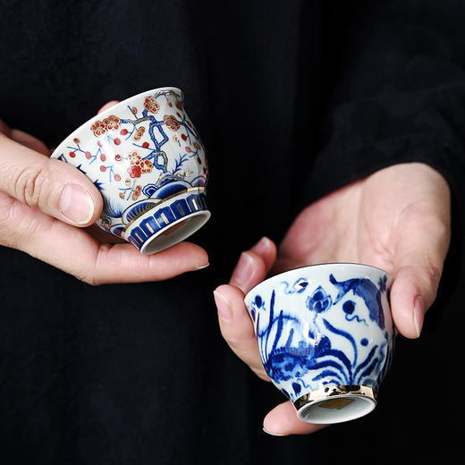 成艺 陶瓷主人杯 单杯家用男女士品茗杯个人专用功夫小茶杯茶盏轻奢礼盒 商品图2