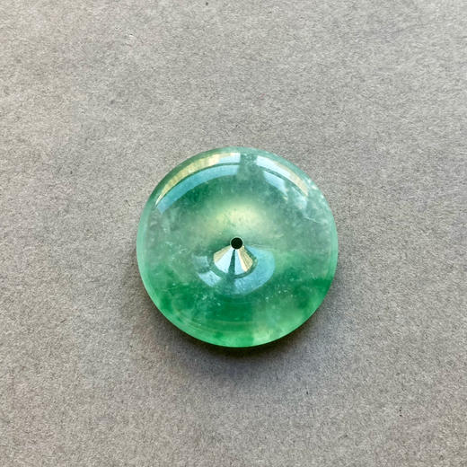 高冰种飘绿花翡翠平安扣 商品图5