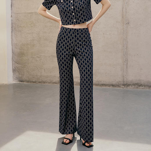 EITIE爱特爱春季新款气质显瘦百搭女裤子7305017 商品图4