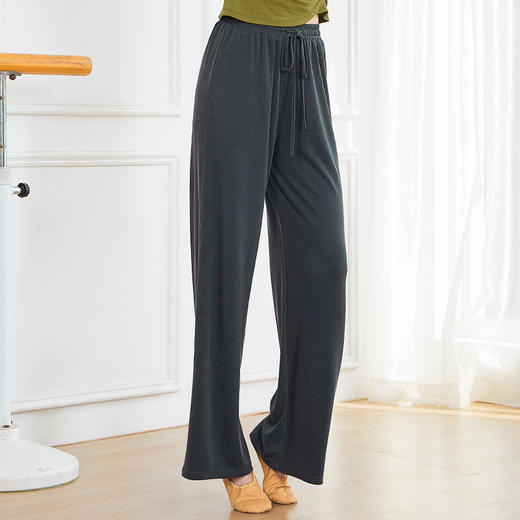 云朵古典宽松秋冬铜氨丝加长舞蹈阔腿裤 商品图3