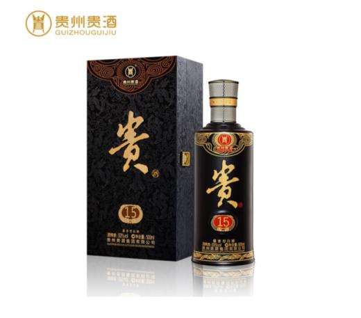 贵州贵酒 年份系列 贵15 53度酱香型白酒500mL 商品图0