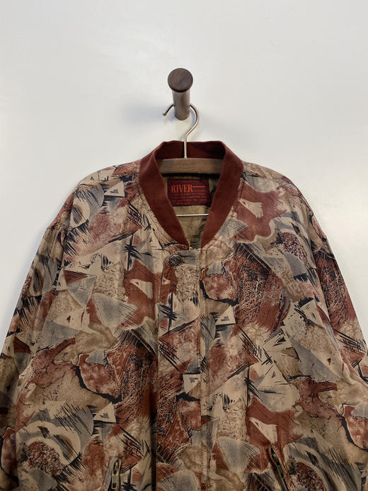 80年代 Vintage RIVER 丝绸 运动外套 _SJK(S) 商品图0