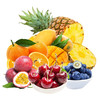【车厘子过季1:1替换大樱桃】（分多包裹发货）水果组合（智利车厘子+智利蓝莓+赣南脐橙+百香果+菲律宾凤梨+水仙芒）【联想员工春节2023】 商品缩略图0